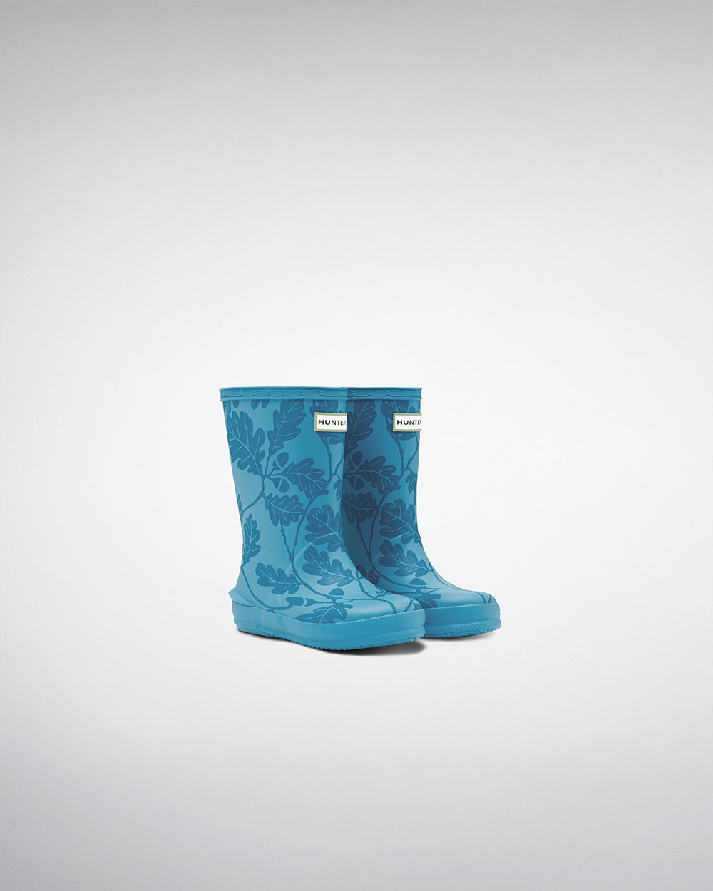 Botas De Agua Original First National Trust Print Hunter Niños - Azules - 710295QMR